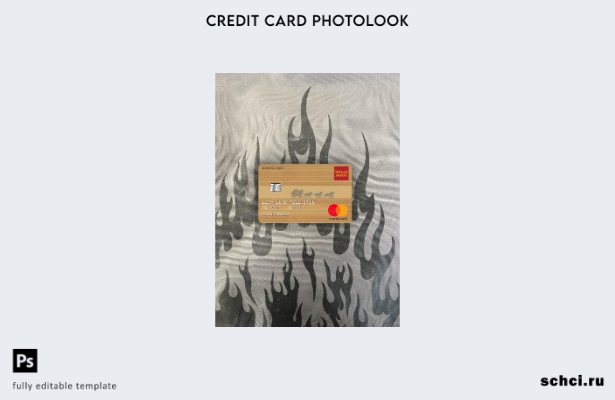 цифровая загрузка USA Wells Fargo Bank Mastercard коричневый фотообразный передн